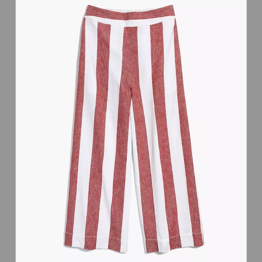 NEW W/ TAGS Madewell Crop Pants – Bold Stripe; Size S